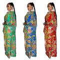 C6618 cross-border   fashion women's french print shirt & shorts two-piece set