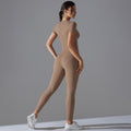 New solid color double-sided brushed fleece high-stretch breathable yoga set - women's running, fitness, and workout yoga outfit