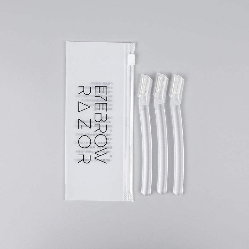 Eyebrow razor set for women - precision safety razor, beauty tool, eyebrow trimmer & scissors - wholesale from manufacturer