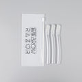 Cpe zipper bag-short style 111# transparent 3-pack