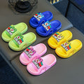Kids' summer cartoon slippers - boys' indoor home anti-slip soft sole bathroom cute girls' baby parent-child sandals