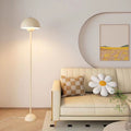 Cream style side lamp atmosphere lamp bedroom decoration retro flower bud sofa cream floor style study floor lamp living room