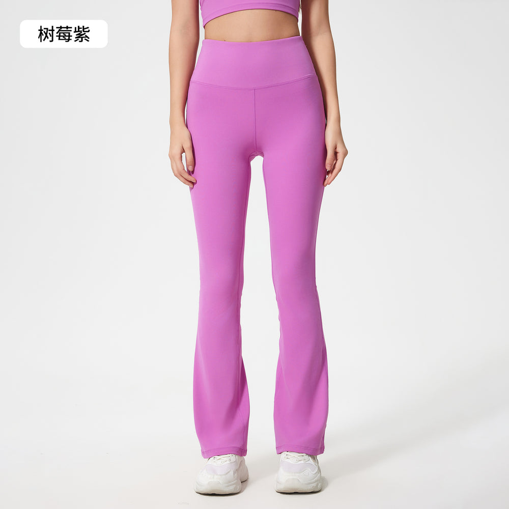 Millennial new slimming booty-lifting flare yoga pants - high-stretch, barely-there feel, versatile fashionable workout leggings for women dl204