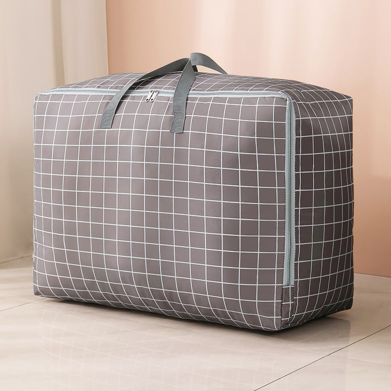 Oxford cloth quilt storage bag household large capacity thickened duffel bag clothes finishing moving bag customization