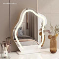 Cloud mirror desktop makeup mirror table led light bedroom dressing table smart light luxury light mirror with light