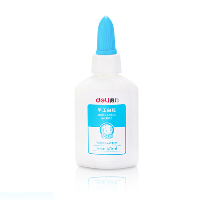 Deli white glue latex wholesale children's glue white latex woodworking adhesive hydrostationery kindergarten DIY handmade