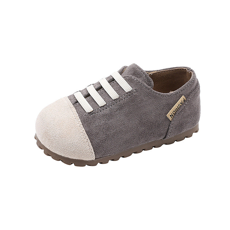 ins儿童板鞋2025春秋季新款韩版女童软底学步鞋男童防滑休闲板鞋