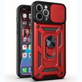 Suitable for iphone17pro sliding window mobile phone case apple 15 shunjia car 16 sergeant x ring holder protective cover
