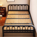 Folding bed - simple, home-use, adult single bed - perfect for rentals, offices, nap time, dorms - iron frame bed