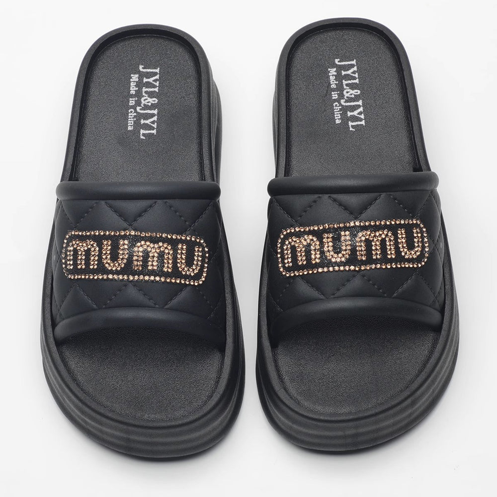 Thick sole sandals and slippers for women summeroutwear2025new arrivalnon-slipfashionpopular indoor home platform sandals