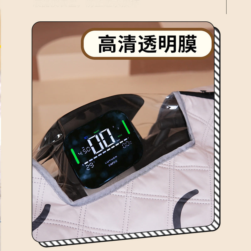 【full body waterproofing】summer electric vehicle windshield cover - sunshade, waterproof, and windproof for electric bikes