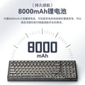 Sangee sg99 black transparent custom mechanical keyboard - gasket mount, wireless tri-mode, crystal keycaps, gaming edition