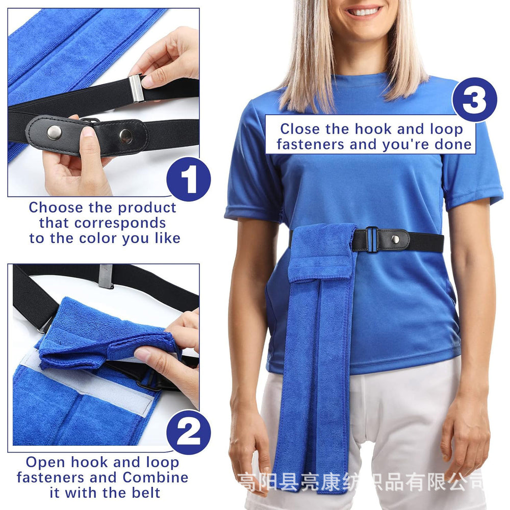 Velcro towel, sports towel, football towel, soccer towel - hangable sports towel - customizable with embroidered logo or printed design