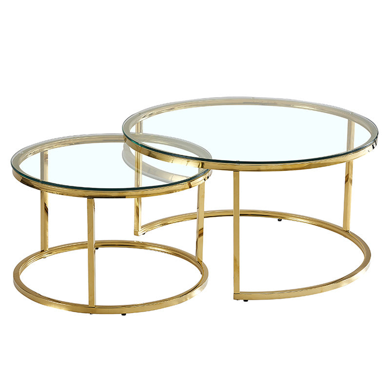 Accessible luxuryclassy coffee table living room countertop coffee table for home small apartment tea table size round combination center table