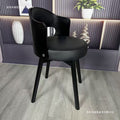 Solid wood rotating desk chair - light luxury makeup computer stool - dining chair - retro children's study bedroom furniture