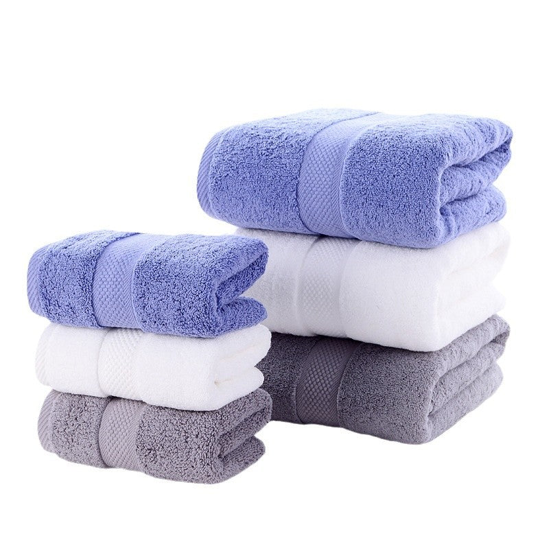 Pure cotton black towel bath towel square towel combination soft water-absorbent thickened hair sticker code amazon hot-selling bath towel