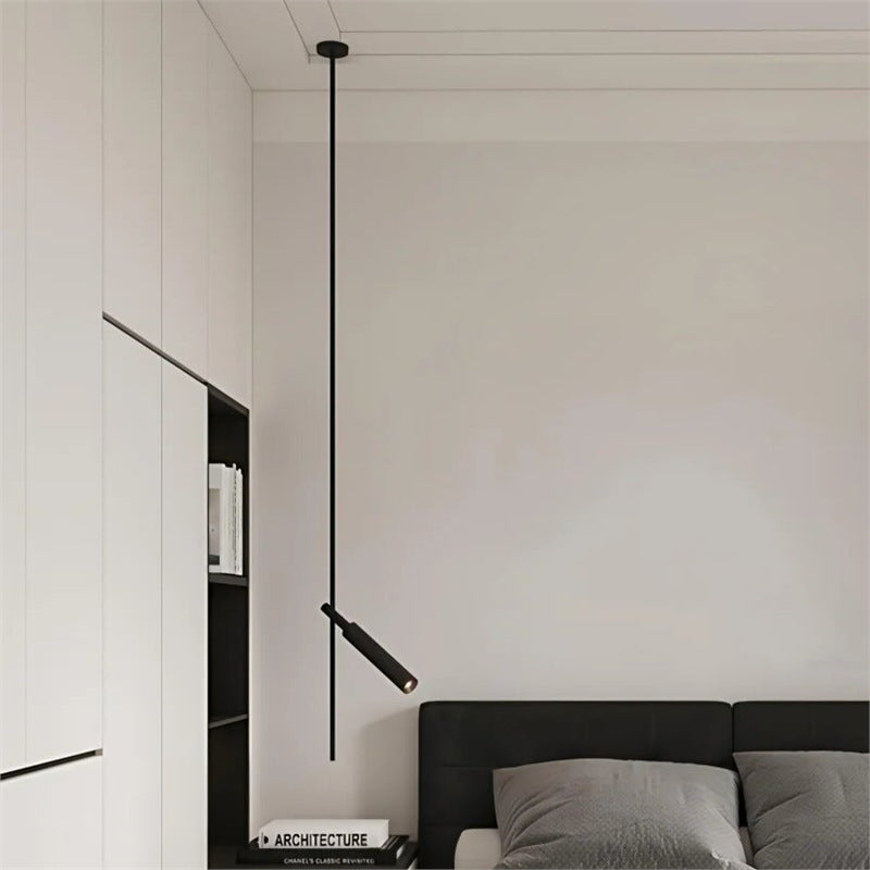 Modern minimalist bedroom bedside wall sconce with multi-head design, adjustable angle spotlight for living room, hallway, and aisle