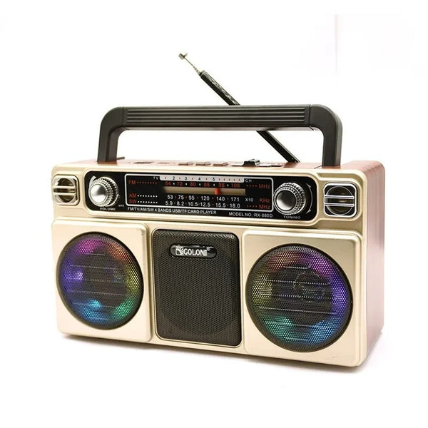 Cross-border hot-selling retro Bluetooth speakers, outdoor high-quality subwoofers, portable for home use