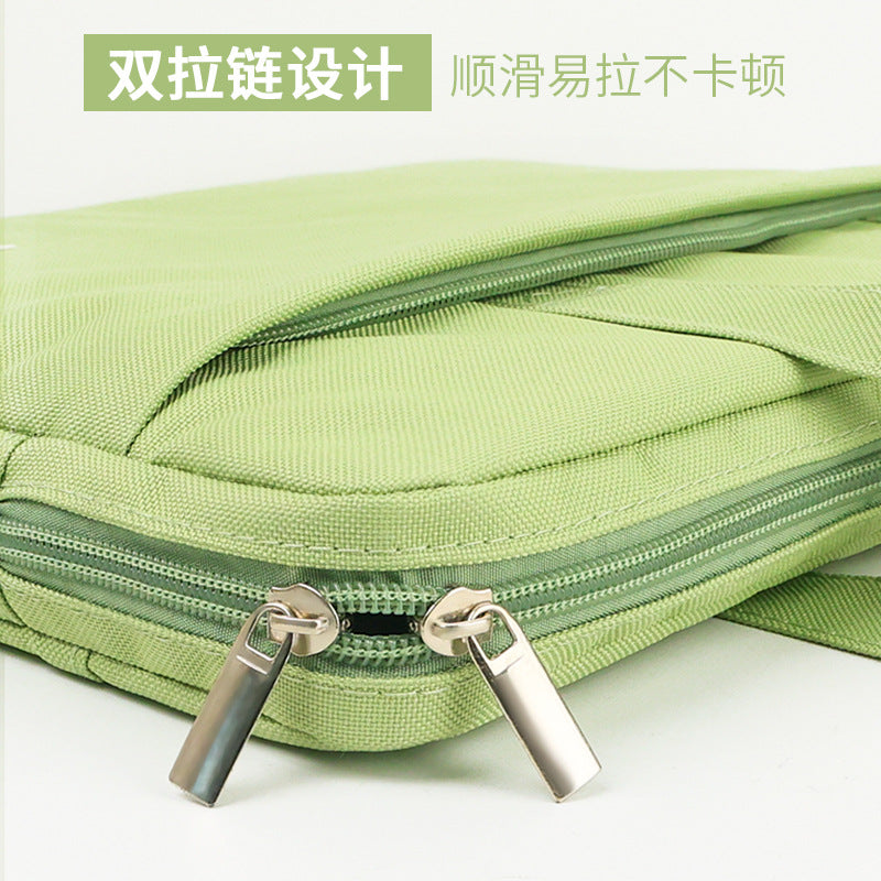 Portable file bag Student tutoring bag Carry book bag Multifunctional computer bag File briefcase Office bag Canvas