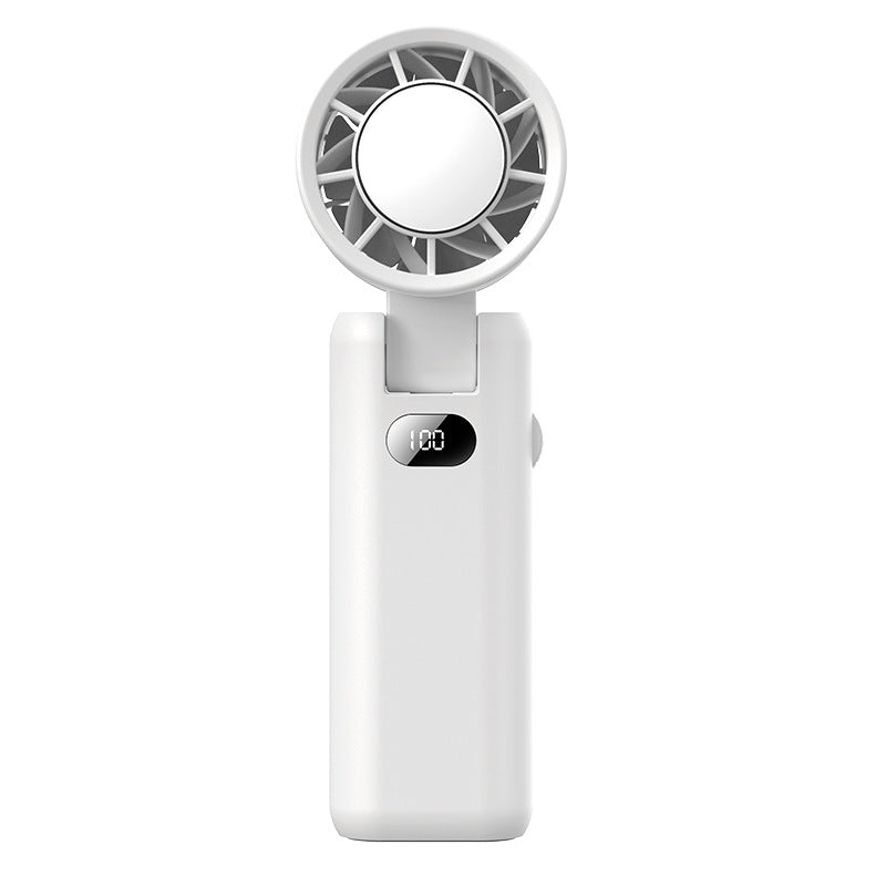 new arrival handheld high-speed cooling fan outdoor portable turbine foldable ice compress fan factory wholesale