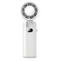 new arrival handheld high-speed cooling fan outdoor portable turbine foldable ice compress fan factory wholesale