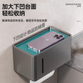 Bathroom toilet paper box punch-free wall-mounted classy paper towel box toilet paper storage rack toilet paper roll holder