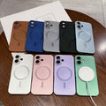 Liquid metal paint magnetic compatible iphone 17 desert gold phone case with apple 16 pro lens film protective cover