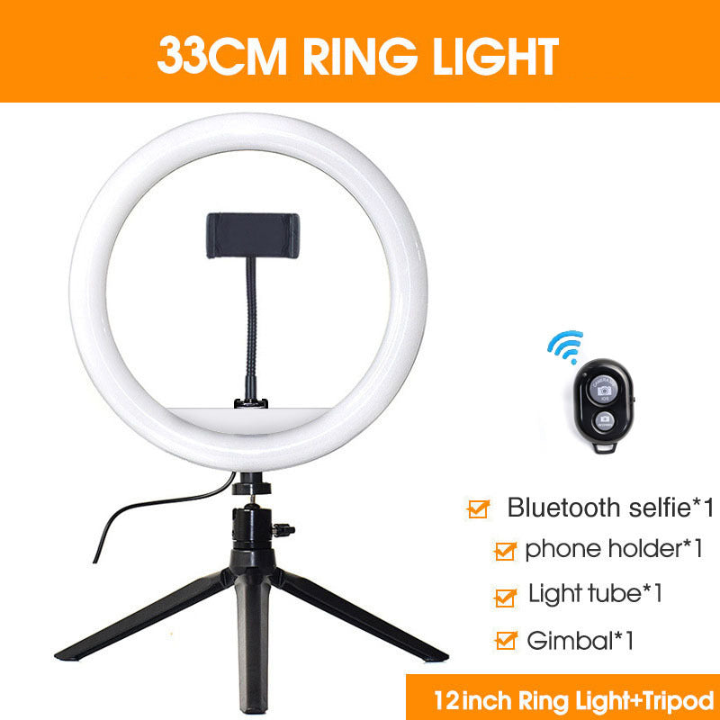 10 inch photography live light photo lighting desktop ring light ring light live broadcast beauty mobile phone filling light