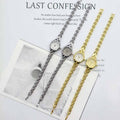 Cast niche high-end bracelet watch easiest for match small sugar cube alloy watch women's waterproof quartz watch wholesale