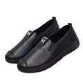 Soft leather soft bottom ladieswear shoes flatsabrasion resistantwaterproofbows work shoes wechat group purchase live broadcast one piece dropshipping