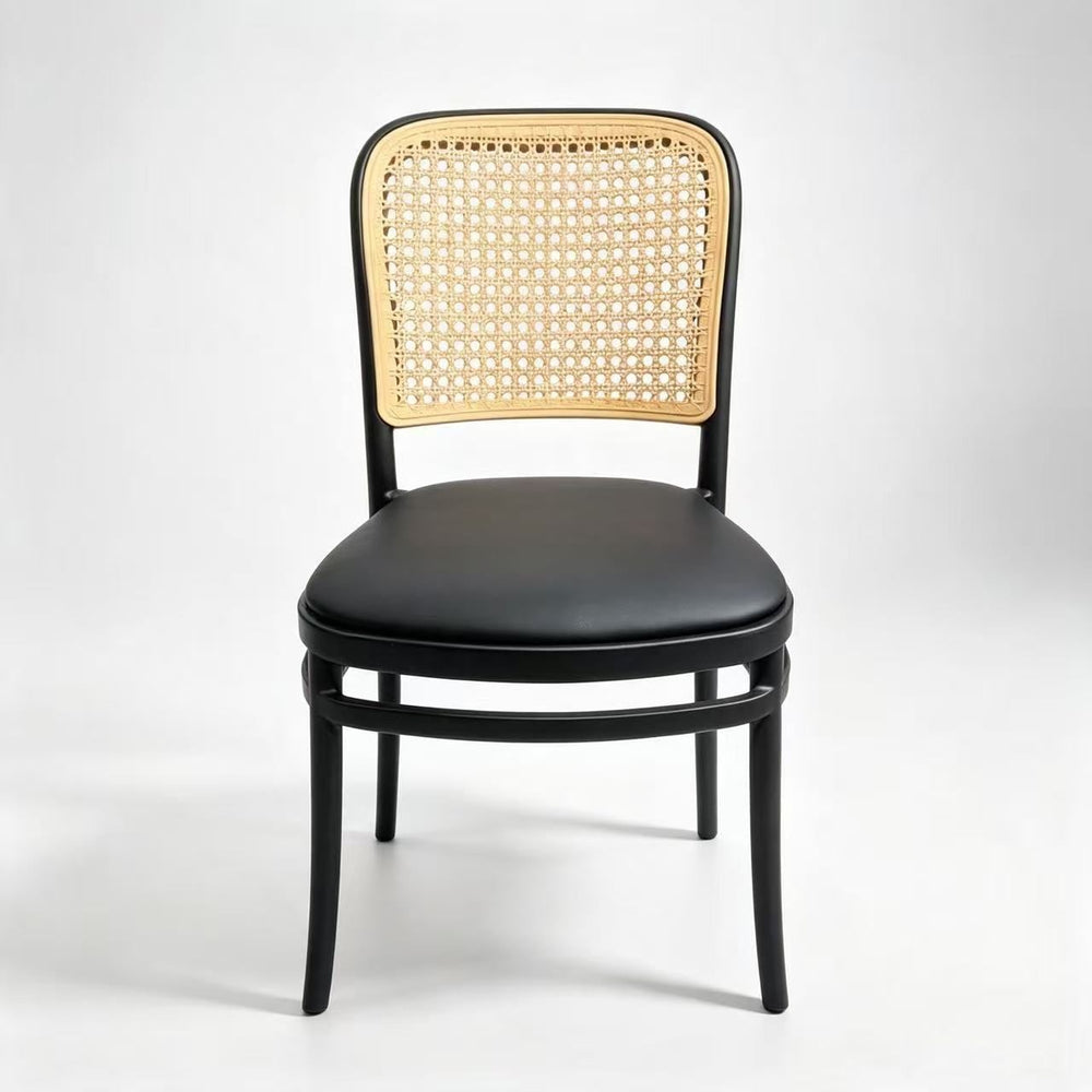 Plastic chair for home dining chair thickened dining table stool back desk chair medieval restaurant commercial stackable rattan