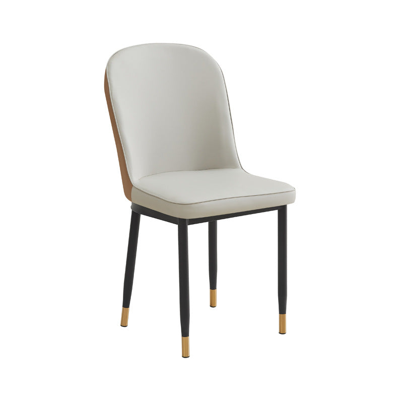 Luxury dining chair - home & hotel use - leather seating - direct from manufacturer - multiple colors available - belle chair - reception chair