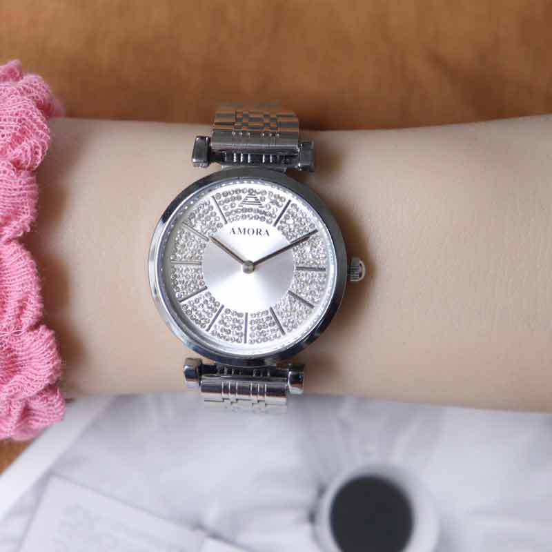 Xiangshiman casualfashion exquisite compact elegant quartz watch women's waterproof stainless steel strap women's watch