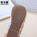 Girls' fashionable and versatile shoes - sequin bow princess shoes - new autumn collection - children's flats - dance shoes - leather shoes