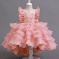 Kids princess dress baby girl first birthday dress summer dress flower girl wedding dress dress  clothing supply tutu skirt