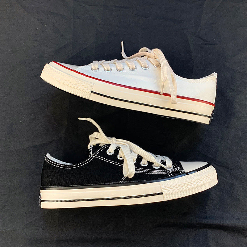 New korean street style timeless classic versatile sneakers retro 1970s replica canvas shoes women's 1001