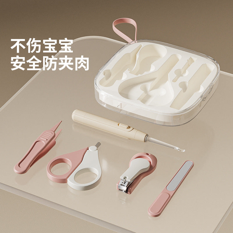 Baby nail clipper set - gentle & safe nail care for newborns & toddlers - anti-pinching design