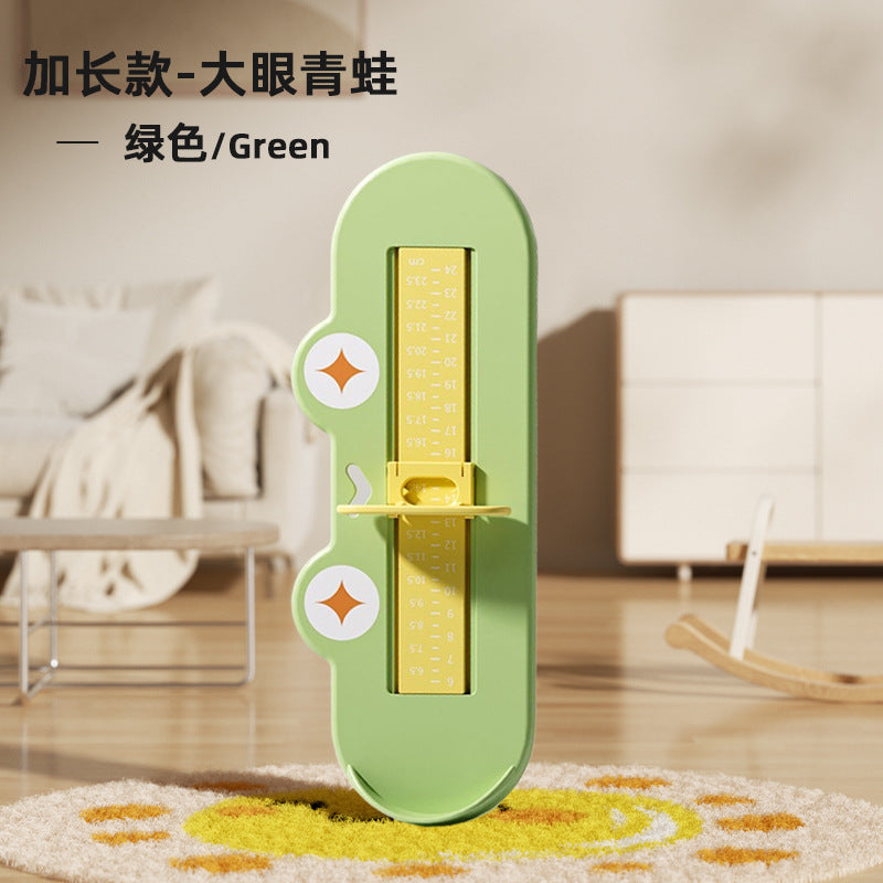 Baby foot measuring device - home use foot length & shoe insole length measurer - universal infant foot measuring tool - the ultimate shoe buying guide for kids