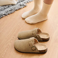Family kids birkenstock 2025new arrivaloutwear pedal retro lazy slippers for women and middle-aged childrenfashion toe-cap birkenstock