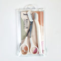Ready-to-ship wholesale eyebrow trimming scissors for beginners, beauty and makeup tools, eyebrow shears, small scissors, new style eyebrow trimming scissors with comb