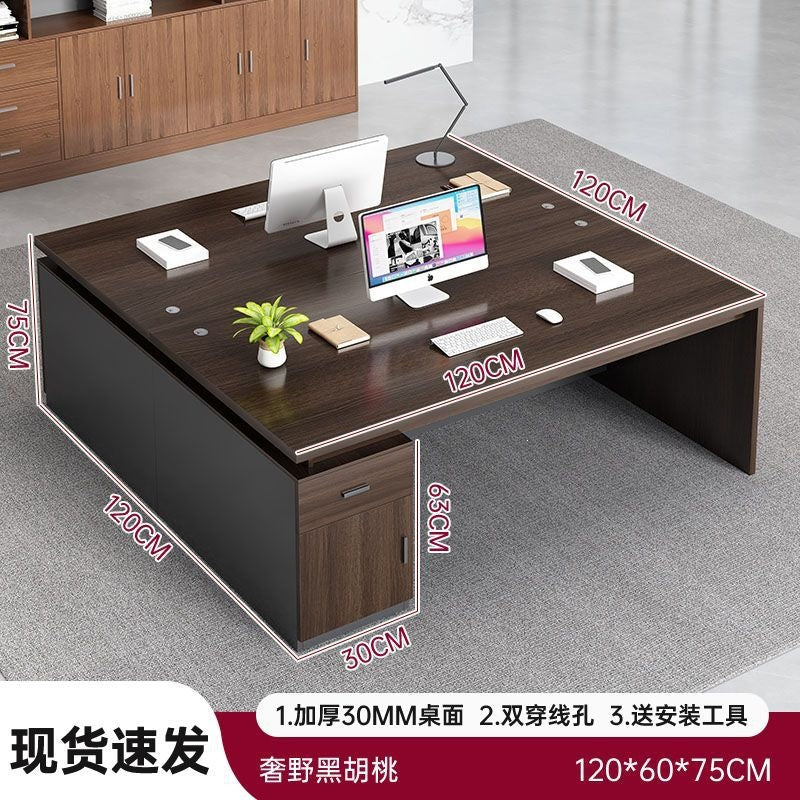 Office desk - minimalist modern design, suitable for employees, home use, students, and renters. bedroom desktop computer desk, freestanding