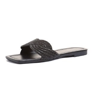 summer new arrival: plus-size women's flat slippers for cross-border e-commerce. available in sizes 35-43. wholesale options available. dropshipping to  and