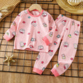 Kids' cotton underwear set - new spring collection: boys' thermal underwear, girls' pajamas, and children's loungewear