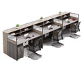 Staff desk casual modern employee four-person booth double six-person workstation table and chair combination computer table furniture