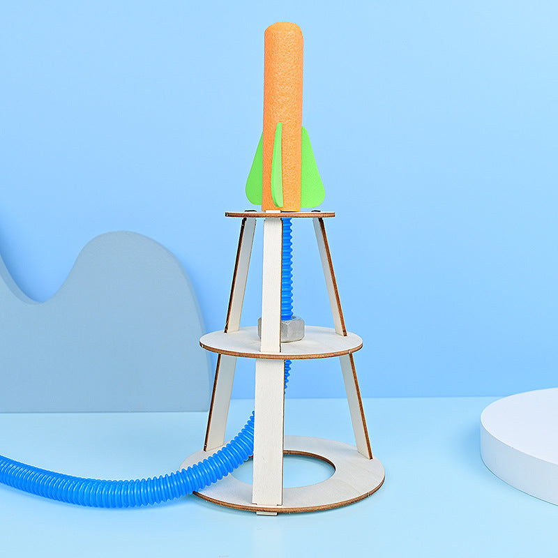 Upgraded version of bazooka children's creative gizmo science experiment DIY handmade puzzle classroom small production teaching aids