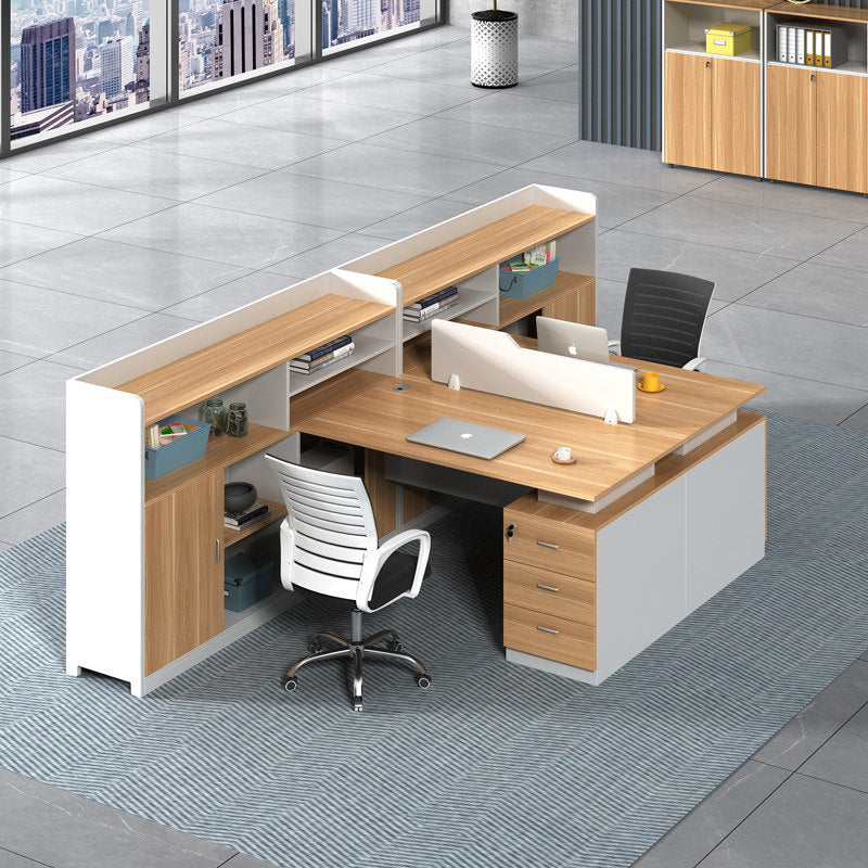Saint li office desk and chair set - minimalist modern office partition desk for employees and finance staff