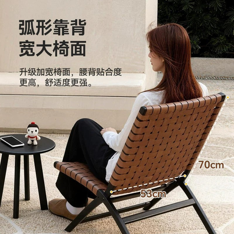 Outdoor patio wicker chairs for balcony leisure area decoration, terrace garden chairs for outdoor use