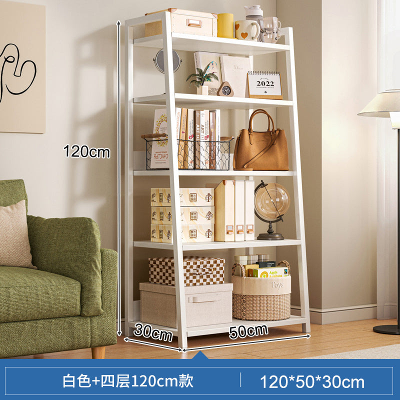 Shelf Shelf Floor-to-ceiling Bedroom Multi-layer Storage Living Room Storage Display Shelf Office Super Load-bearing Iron Shelf