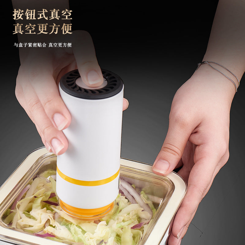 316 stainless steel crisper food-grade sealed box vacuum food storage box refrigerator stainless steel box