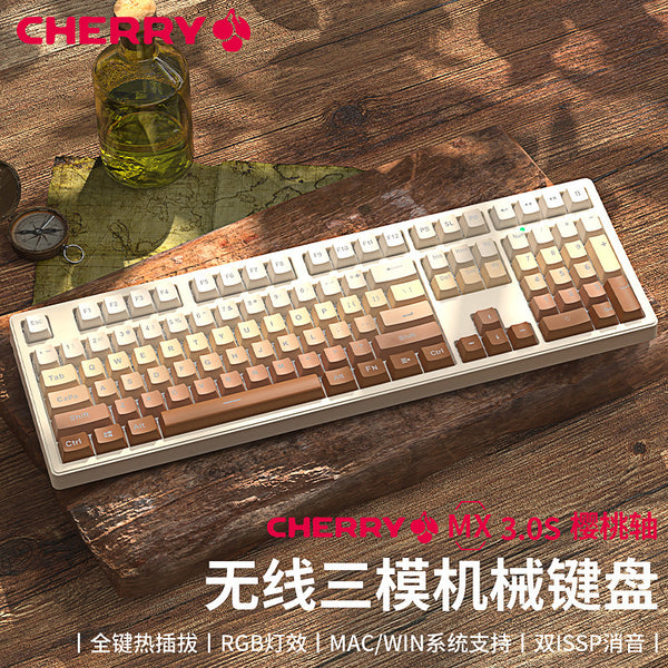 Forerunner MXcherry Cherry Axis Mechanical Keyboard Wireless Bluetooth Girls Pink Computer Game Keyboard Wholesale